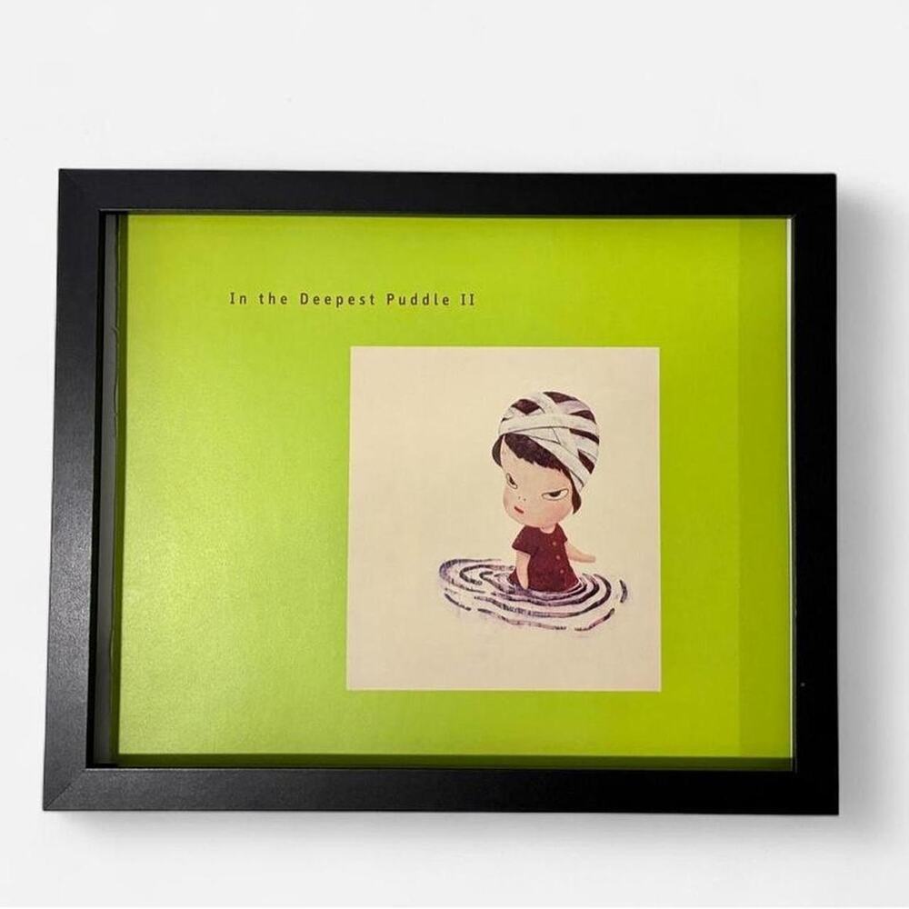 Nara Yoshitomo Nara contemporary art prints 8x10 " framed